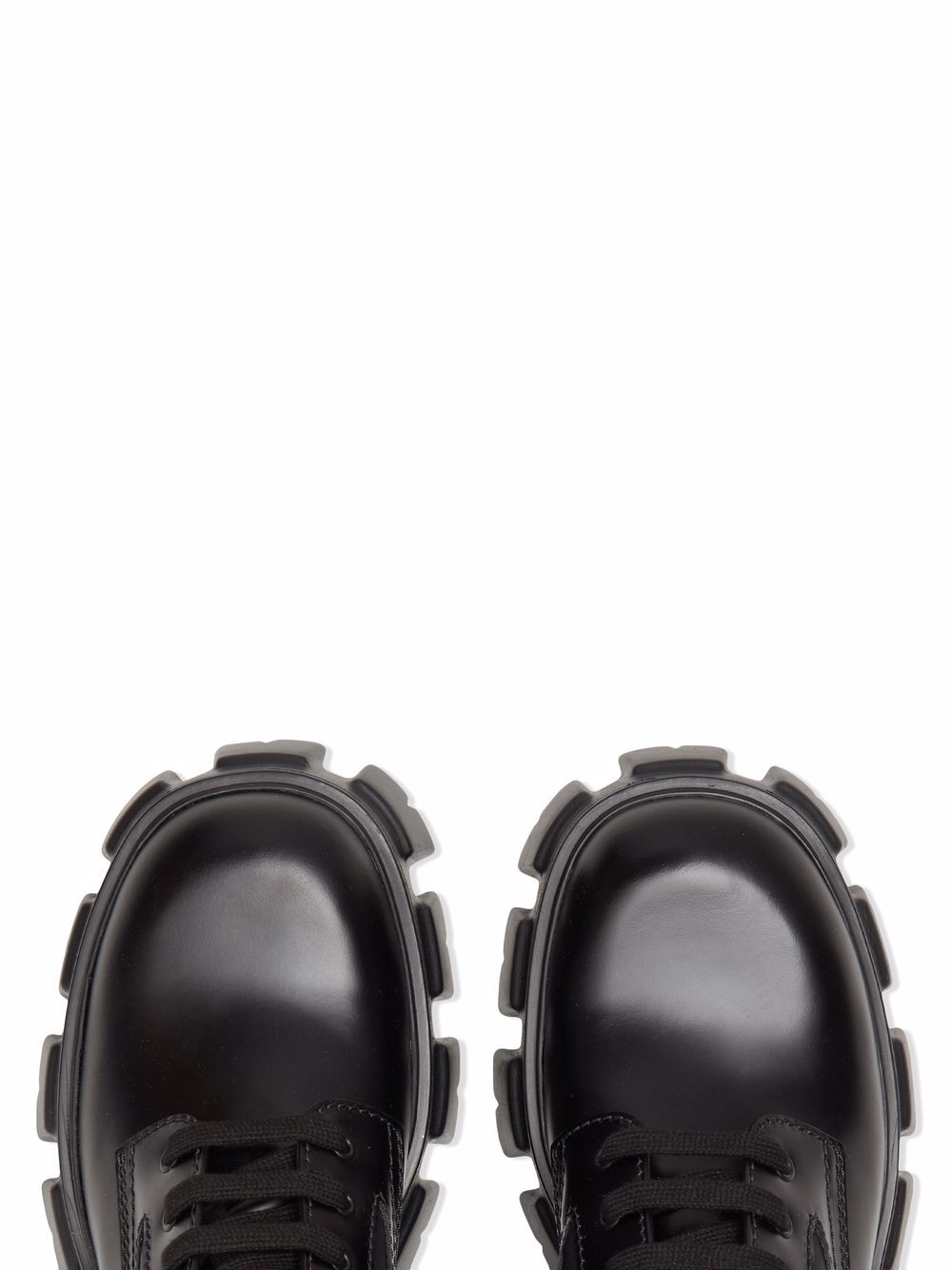 Prada bottines Moonlith à détail de pochette