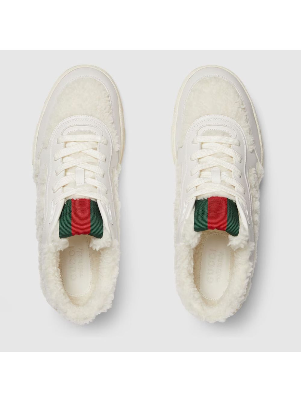 Gucci baskets à détail Web