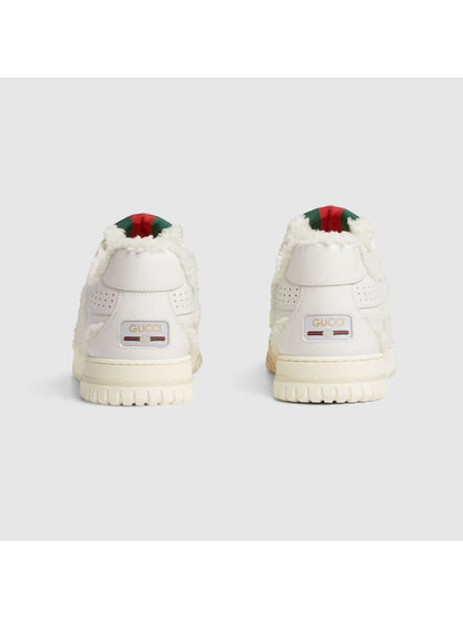Gucci baskets à détail Web